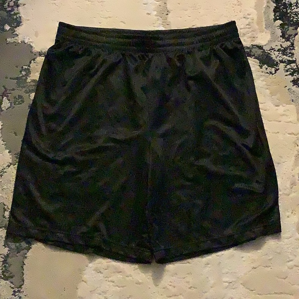 Black Mesh Basketball Shorts